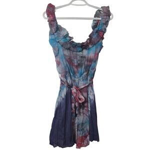 Chaudry KC Tie Dye Retro 70s Hippie Fairy Top‎ Size Small